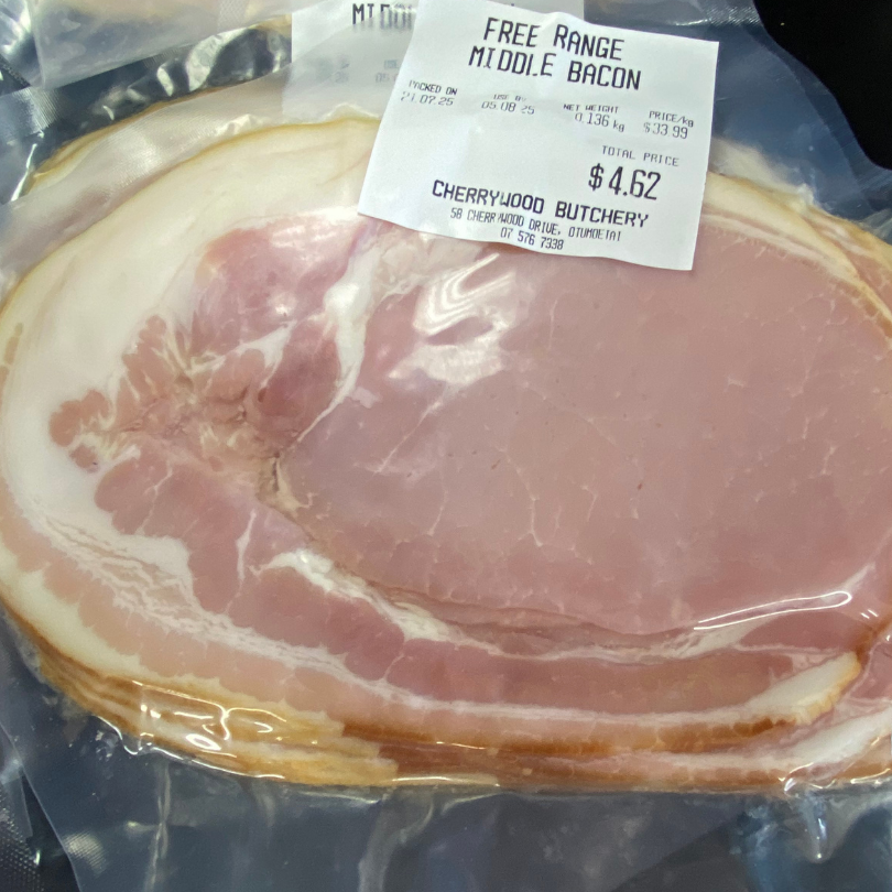Free Range Middle Bacon