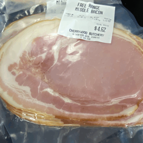 Free Range Middle Bacon